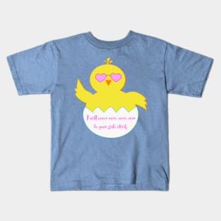 Side Chick Tee Kids T-Shirt